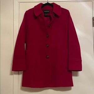 Vintage London Fog Red Pea Coat